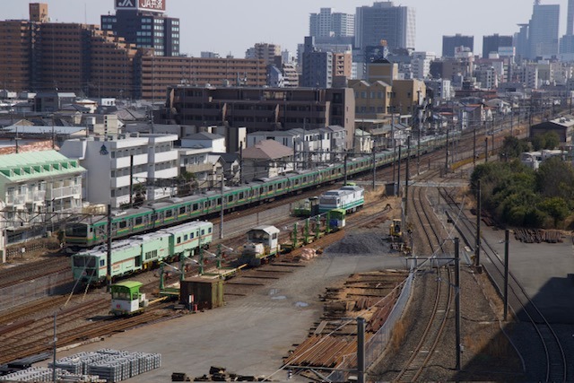 Výhled z muzea a běžnou trať