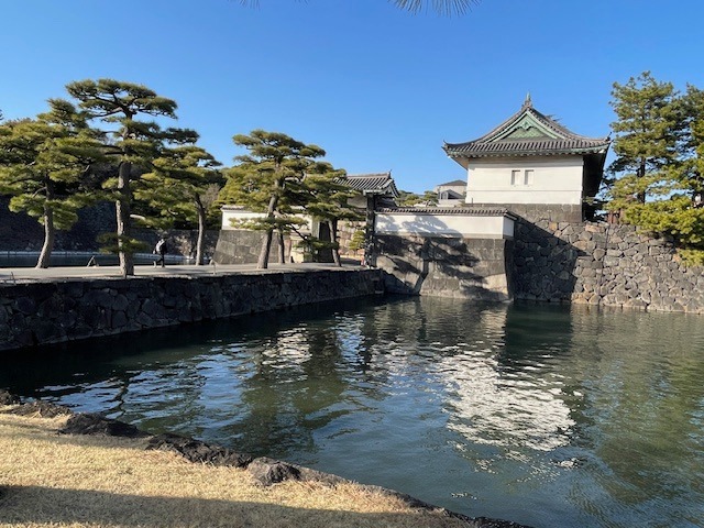 Vodní příkopy u císařského paláce