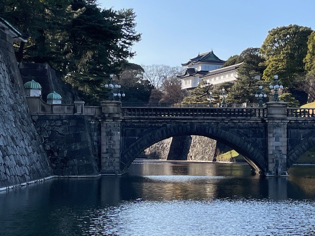 Most přes příkopy císařského paláce