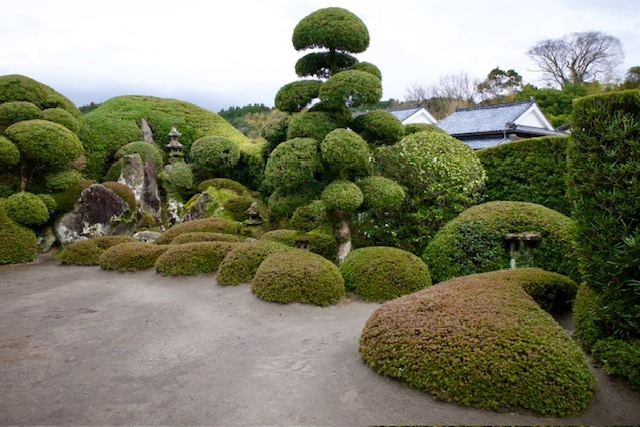 Další pohled na samurajskou zahradu