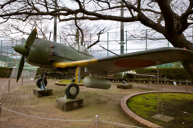 Vystavená kamikadze letadla