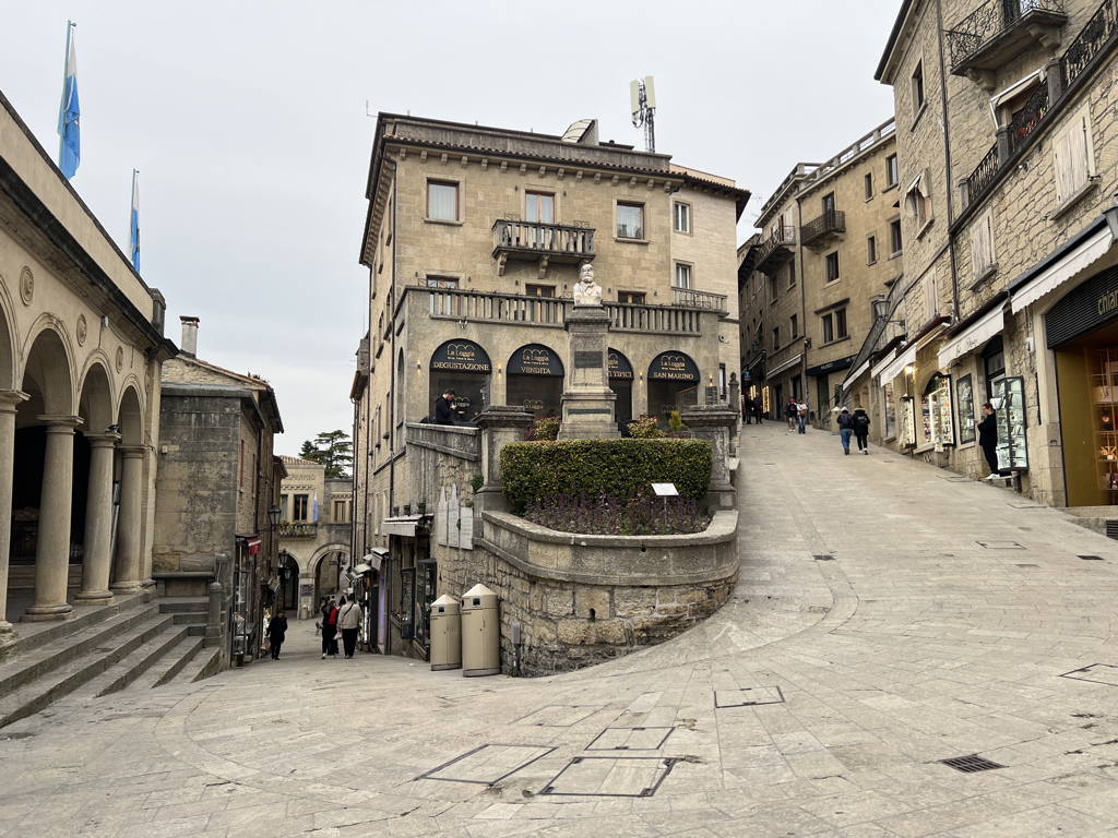 Uličky v San Marinu