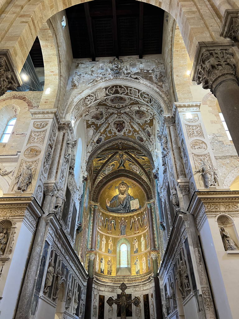 Kristus Pantokrator v katedrále