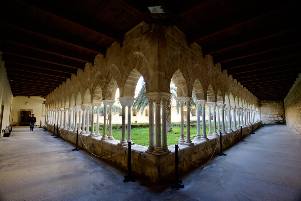 Ambit v klášteře v Cefalù