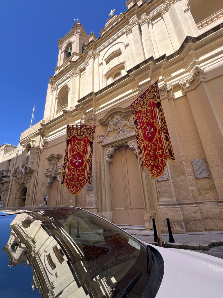 Historický kostel ve Vallettě